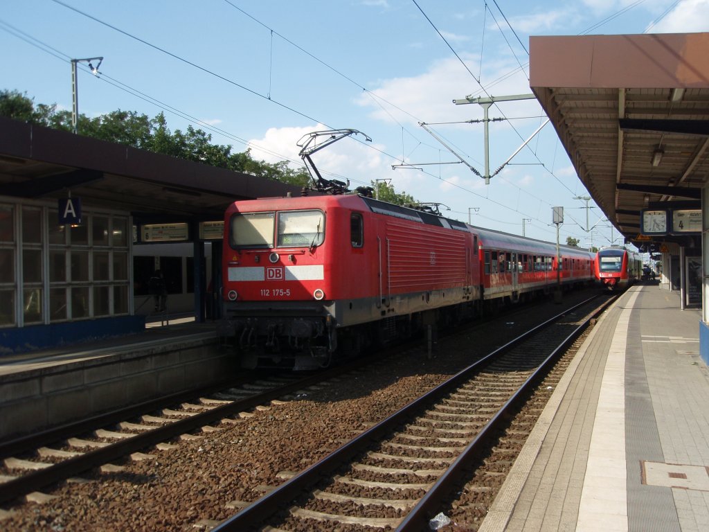 112 175 als RB nach Flensburg in Neumnster. 07.08.2009