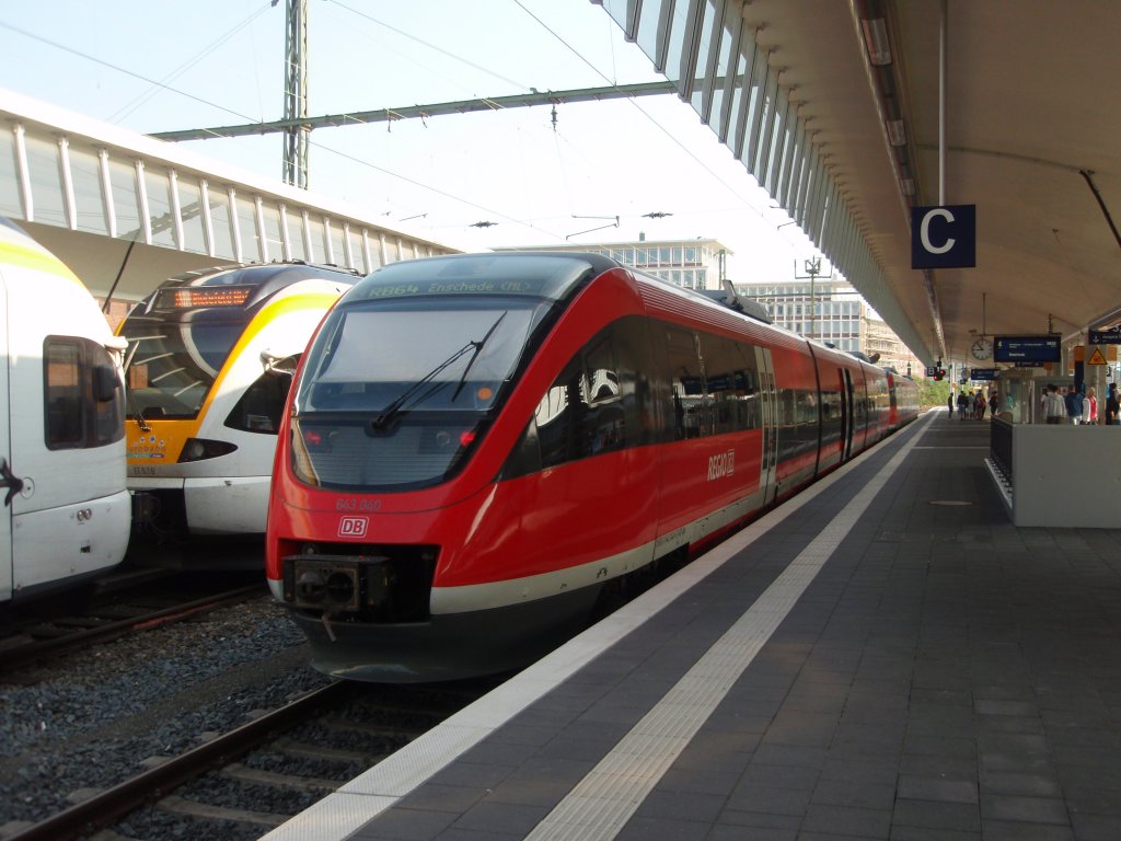 643 040 als RB 64 nach Enschede (NL) in Mnster (Westf.) Hbf. 08.06.2013