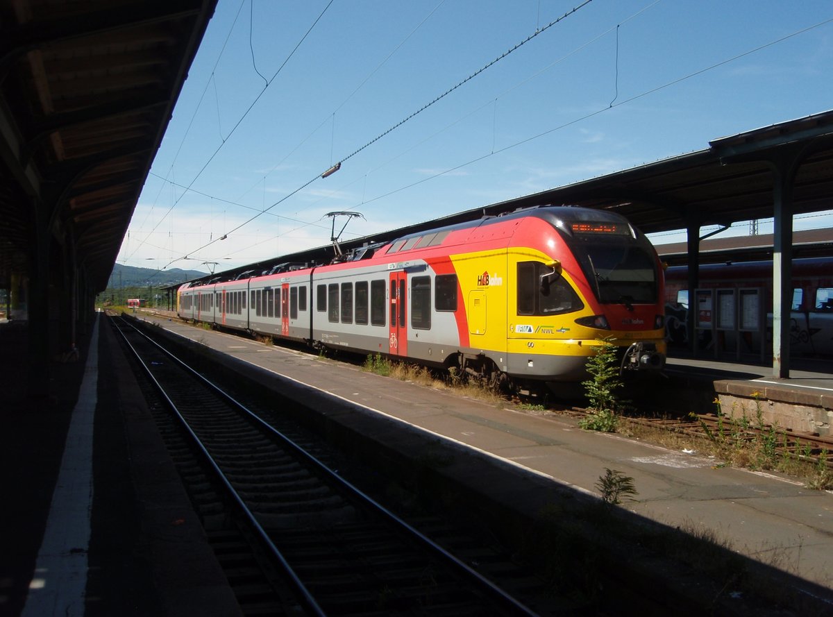 429 550 der Hessischen Landesbahn als RE 98 aus Frankfurt (Main) Hbf in Kassel Hbf. 13.08.2016