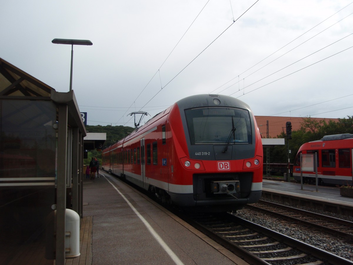 440 319 als RB Karlstadt (Main) - Treuchtlingen in Steinach (b Rothenburg ob der Tauber). 14.08.2014