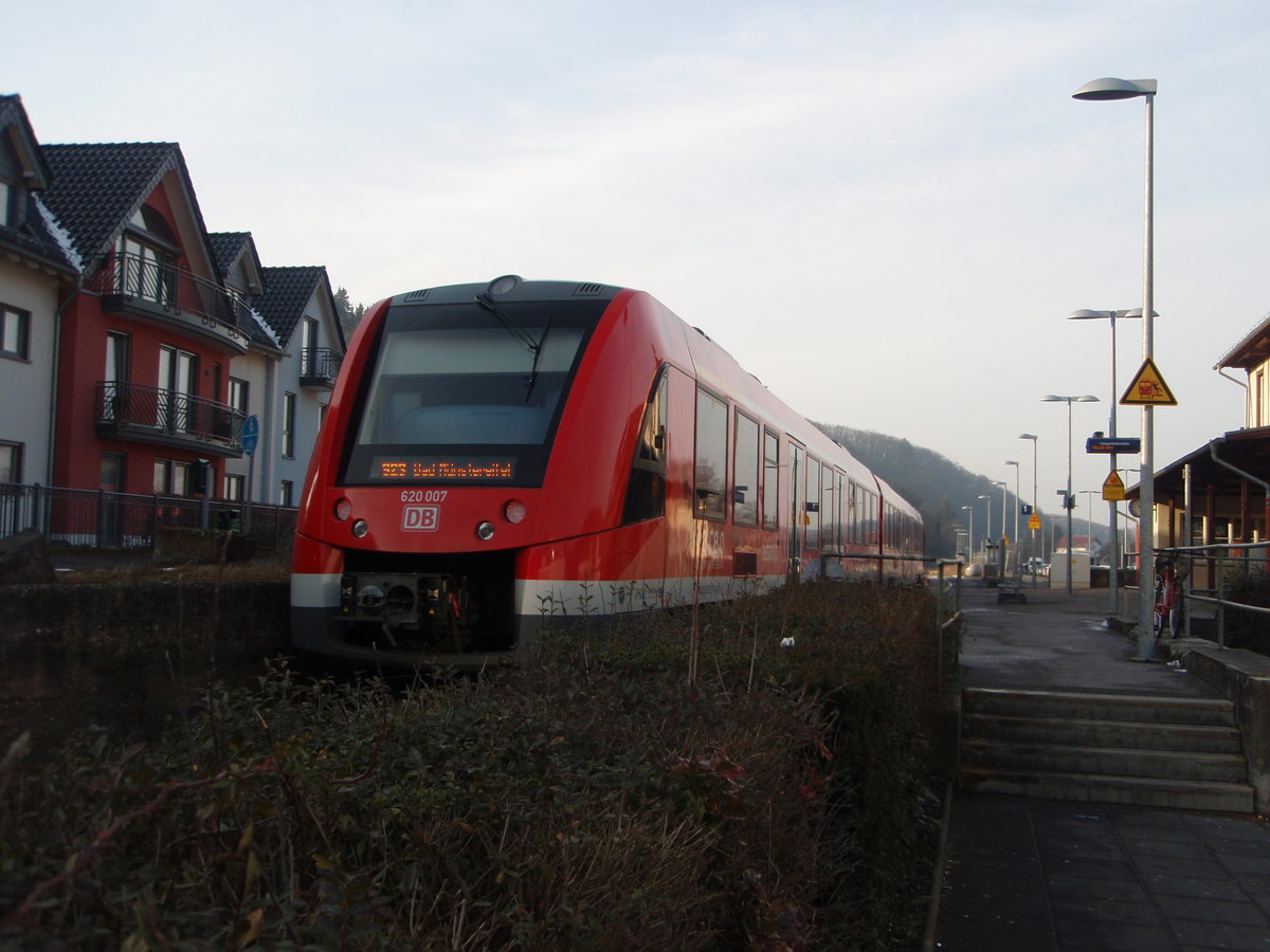 620 007 als S 23 nach Bonn Hbf in Bad Mnstereifel. 03.03.2018