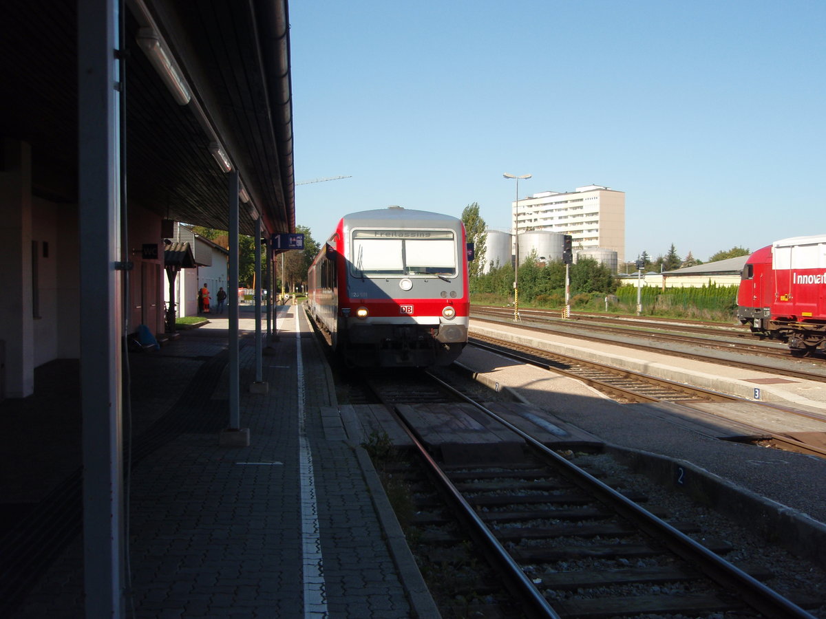 928 591 als REX nach Freilassing in Braunau (Inn). 28.09.2018