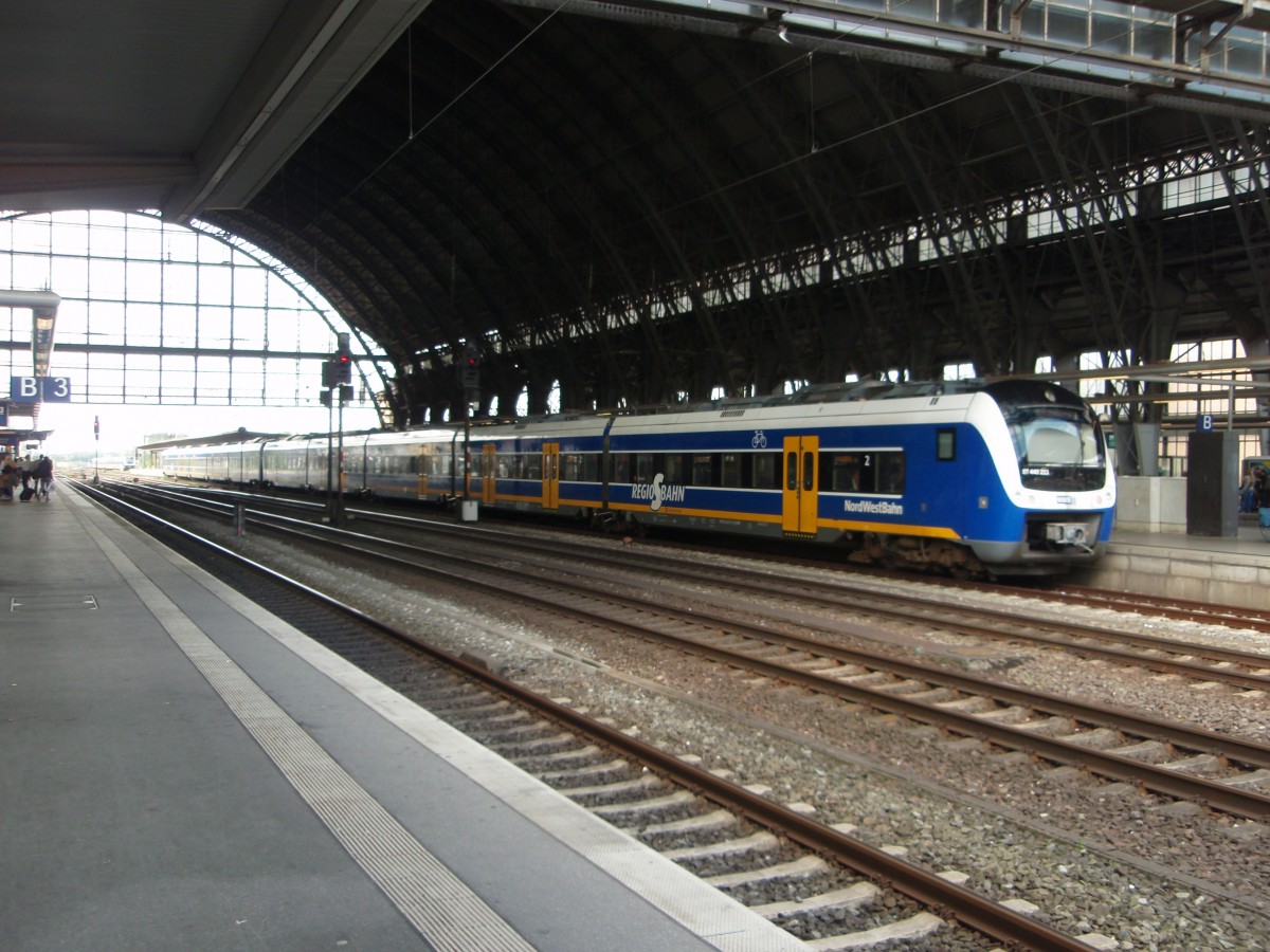 ET 440 211 der NordWestBahn als RS 1 nach Bremen-Vegesack in Bremen Hbf. 24.08.2015
