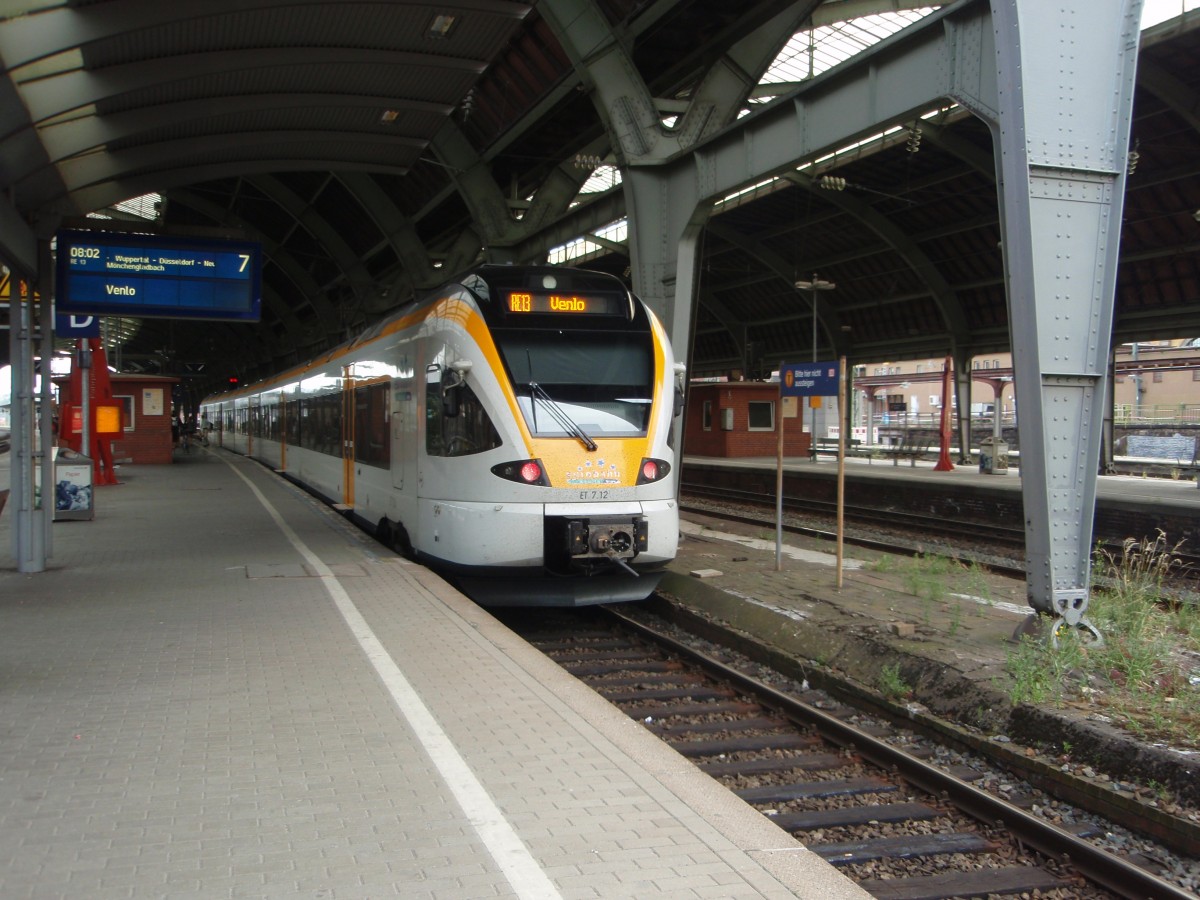 ET 7.12 der eurobahn als RE 13 nach Venlo in Hagen Hbf. 13.06.2015