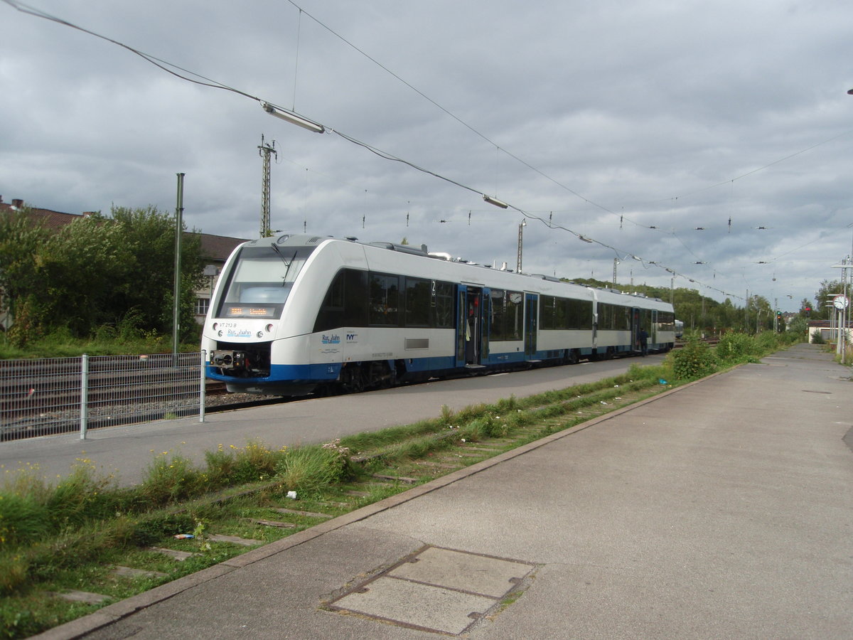 VT 213 B der Rurtalbahn als RB 21 nach Linnich in Dren. 10.09.2017