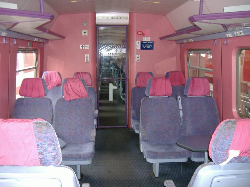 Der Innenraum eines VT 610. 29.07.2006