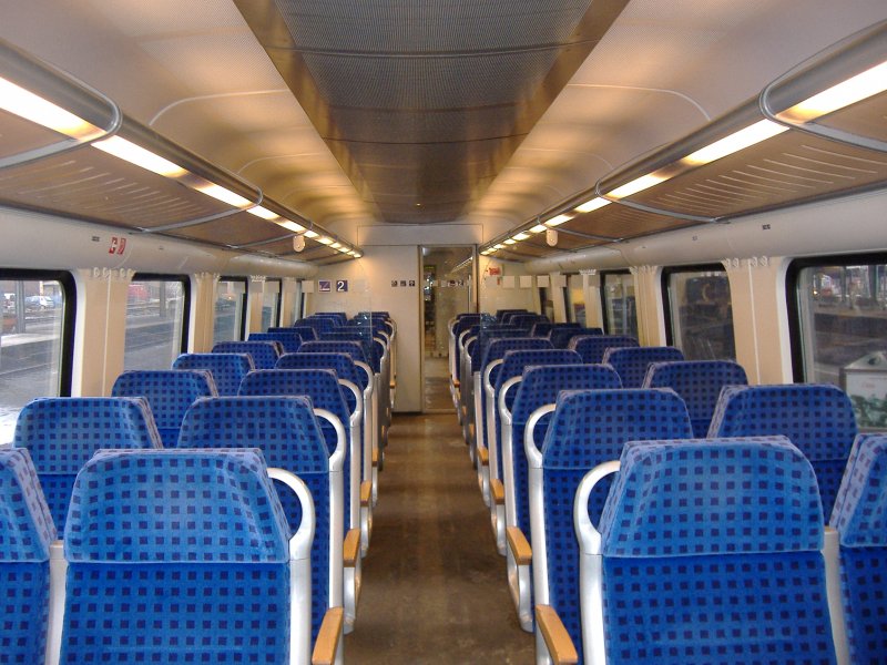 Der Innenraum eines VT 612. 06.02.2006
