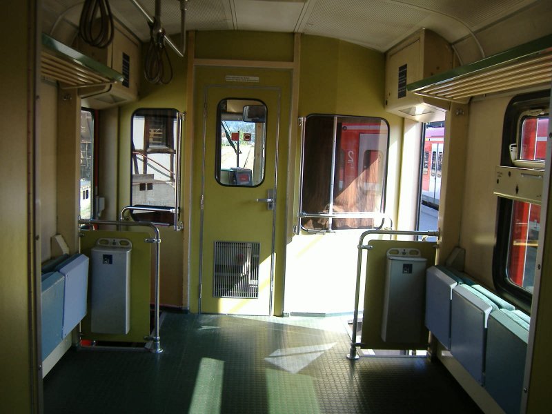 Der Innenraum eines VT 628.1. 30.07.2006
