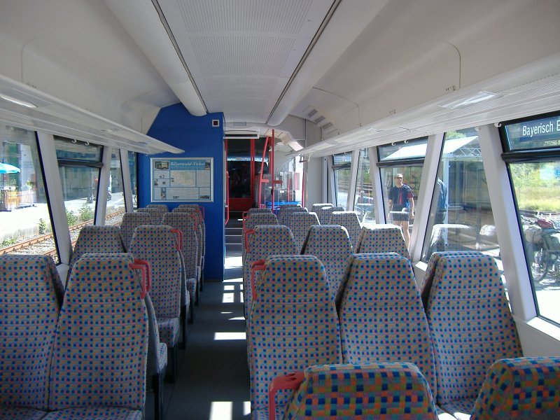 Der Innenraum eines VT 650. 31.07.2006