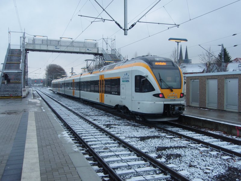 ET 5.08 der eurobahn als RB 59 nach Dortmund Hbf in Soest. 22.11.2008