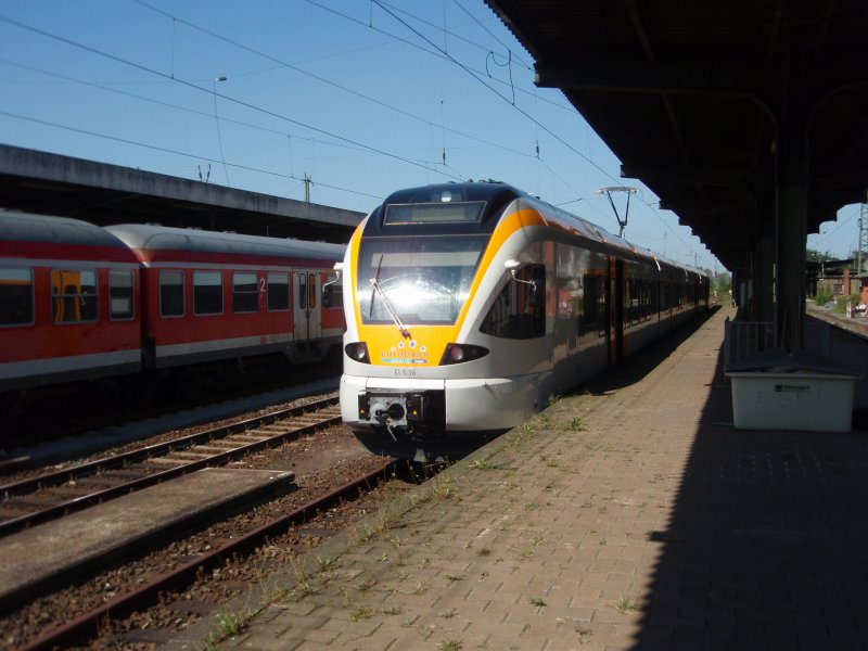 ET 5.16 der eurobahn beim Bahnhofsfest in Hamm (Westf.). 30.08.2008