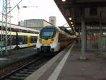 8442 809 der Abellio Rail Baden-Wrttemberg als IRE 6 aus Tbingen Hbf in Stuttgart Hbf. 22.09.2021