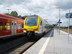 re-stuttgart---wurzburg/741505/et-612a-der-go-ahead-baden-wuerttemberg ET 6.12A der Go Ahead Baden-Wrttemberg as RE Stuttgart Hbf - Wrzburg Hbf in Lauda. 31.07.2021