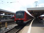 440 024 als RE nach Wrzburg Hbf in Nrnberg Hbf.