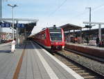 612 024 als RE 7 nach Erfurt Hbf in Wrzburg Hbf.