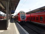 445 056 als RE 54 Frankfurt (Main) Hbf - Bamberg Hbf in Wrzburg Hbf.