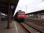 BR 112 112 182 als RE 20 Magdeburg Hbf - Uelzen in Stendal. 13.03.2010