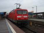BR 112 112 112 als RE 3 aus Elsterwerda in Stralsund. 20.03.2010