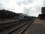 arriva/826845/1015-der-arriva-als-r-noerre 1015 der Arriva als R Noerre Nebel - Ribe in Varde. 27.09.2023