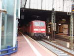 111 194 als RE 11 nach Essen Hbf in Kassel-Wilhelmshhe. 05.02.2022