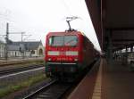 143 159 als RB 20 nach Halle (Saale) Hbf in Eisenach.
