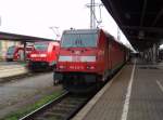 146 245 als RE aus Frankfurt (Main) Hbf in Wrzburg Hbf.
