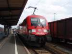 182 013 als RE 4 aus Wismar in Cottbus. 03.08.2012