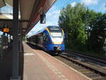 ET 427 dreiteiliger STADLER FLIRT/741495/427-051-der-cantus-verkehrsgesellschaft-als 427 051 der Cantus Verkehrsgesellschaft als RB 6 aus Bebra in Eisenach. 31.07.2021