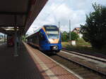 ET 427 dreiteiliger STADLER FLIRT/746219/427-554-der-cantus-als-rb 427 554 der Cantus als RB 6 aus Bebra in Eisenach. 28.08.2021
