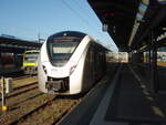 ET 440 ALSTOM Coradia Continental/752701/1440-834-der-mitteldeutschen-regiobahn-als 1440 834 der Mitteldeutschen Regiobahn als RE 3 nach Dresden Hbf in Hof Hbf. 25.09.2021