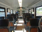 Der Innenraum eines ET 429 der eurobahn.