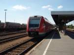 612 060 als RE nach Nrnberg Hbf in Schwandorf. 22.07.2013