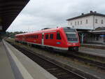 612 566 als RE 33 Nrnberg Hbf - Cheb in Marktredwitz. 24.09.2021