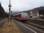 VT 628.2/609505/928-228-als-rb-42-brilon 928 228 als RB 42 Brilon Stadt - Marburg (Lahn) in Brilon Wald. 31.03.2018