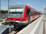 VT 628.4/157311/628-570-als-rb-nach-altomuenster 628 570 als RB nach Altomnster in Dachau Bahnhof. 09.07.2011