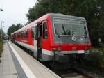 VT 628.4/161558/928-574-als-rb-nach-traunstein 928 574 als RB nach Traunstein in Traunreut. 30.07.2011