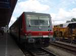 VT 628.4/217037/628-654-als-re-6-luebeck 628 654 als RE 6 Lbeck - Szczecin Glowny in Bad Kleinen. 30.07.2012