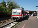 VT 628.4/37761/628-466-als-rb-35-nach 628 466 als RB 35 nach Worms Hbf in Bingen (Rhein) Stadt. 23.05.2009