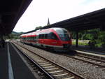 643 010 als RB 65 Bingen (Rhein) Hbf - Kaiserslautern Hbf in Bad Mnster am Stein.