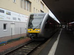 HLB 123 der Hessischen Landesbahn als RB 90 nach Westerburg in Limburg (Lahn).