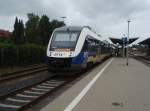 648 494 der Osthannoverischen Eisenbahn als erx Buchholz (Nordheide) - Hannover Hbf in Soltau. 08.08.2013