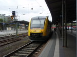 VT 285.2 der Hessischen Landesbahn als RB Fulda - Limburg (Lahn) in Gieen. 23.04.2016