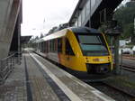 VT 648 ALSTOM Lint 41/577673/vt-2572-der-hessischen-landesbahn-als VT 257.2 der Hessischen Landesbahn als RB 92 nach Olpe in Finnentrop. 11.09.2017