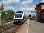 VT 648 ALSTOM Lint 41/577767/648-361-der-nordwestbahn-als-rb 648 361 der NordWestBahn als RB 45 nach Coesfeld (Westf.) in Dorsten. 12.09.2017