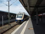 VT 648 ALSTOM Lint 41/624712/vt-105-der-eisenbahnen-und-verkehrsbetriebe VT 105 der Eisenbahnen und Verkehrsbetriebe Elbe-Weser als RB 33 Buxtehude - Cuxhaven in Bremerhaven Hbf. 18.08.2018