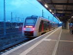 VT 648 ALSTOM Lint 41/647649/1648-415-der-abellio-rail-mitteldeutschland 1648 415 der Abellio Rail Mitteldeutschland als RB 36 nach Wolfsburg Hbf in Magdeburg Hbf. 09.02.2019