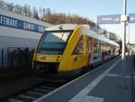 VT 648 ALSTOM Lint 41/648079/vt-2592-der-hessischen-landesbahn-als VT 259.2 der Hessischen Landesbahn als RB 92 nach Finnentrop in Olpe. 16.02.2019