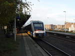 648 431 der NordWestBahn als RE 10 aus Dsseldorf Hbf in Kleve.