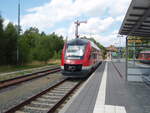 VT 648 ALSTOM Lint 41/744935/648-769-als-rb-46-nach 648 769 als RB 46 nach Braunschweig Hbf in Herzberg (Harz). 14.08.2021