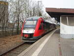 VT 648 ALSTOM Lint 41/842981/ein-lint-41-der-nordbahn-als Ein Lint 41 der Nordbahn als RB 63 nach Bsum in Neumnster. 30.03.2024